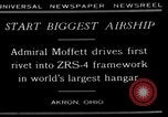 Image l'amiral William Moffett Akron Ohio USA, 1929, de la seconde 1 séquences d'archives historiques vidéo 65675054941