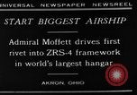 Image l'amiral William Moffett Akron Ohio USA, 1929, de la seconde 3 séquences d'archives historiques vidéo 65675054941