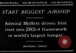 Image l'amiral William Moffett Akron Ohio USA, 1929, de la seconde 5 séquences d'archives historiques vidéo 65675054941