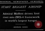 Image l'amiral William Moffett Akron Ohio USA, 1929, de la seconde 6 séquences d'archives historiques vidéo 65675054941