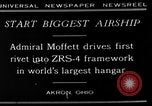 Image l'amiral William Moffett Akron Ohio USA, 1929, de la seconde 7 séquences d'archives historiques vidéo 65675054941
