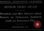 Image Herbert Hoover Arlington Virginia USA, 1929, de la seconde 4 séquences d'archives historiques vidéo 65675054942