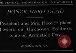 Image Herbert Hoover Arlington Virginia USA, 1929, de la seconde 5 séquences d'archives historiques vidéo 65675054942