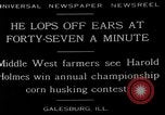 Image le maïs écaler contest Galesburg Illinois USA, 1929, de la seconde 5 séquences d'archives historiques vidéo 65675054943