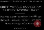Image of shift whole houses Manila Philippines, 1949, second 3 stock footage video 65675054944