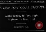 Standbild giant Kohlenschaufel Duquoin Illinois USA, 1929, aus Sekunde 1 historischem Filmmaterial Videoclip 65675054946