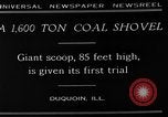Standbild giant Kohlenschaufel Duquoin Illinois USA, 1929, aus Sekunde 5 historischem Filmmaterial Videoclip 65675054946