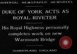 Immagine di Il duca di York Sunderland Inghilterra, 1929, secondo 1 filmato di repertorio 65675054949