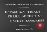 Image of dynamite explosion trials Bruceton Pennsylvania USA, 1930, second 1 stock footage video 65675054964