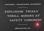 Image of dynamite explosion trials Bruceton Pennsylvania USA, 1930, second 4 stock footage video 65675054964
