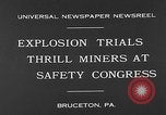 Image of dynamite explosion trials Bruceton Pennsylvania USA, 1930, second 6 stock footage video 65675054964