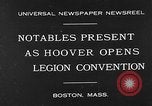 Image of American Legion Convention Boston Massachusetts USA, 1930, second 1 stock footage video 65675054965