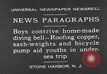 Image of home-made diving bell New Jersey United States USA, 1930, second 3 stock footage video 65675054966