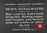 Image of home-made diving bell New Jersey United States USA, 1930, second 4 stock footage video 65675054966