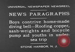 Image of home-made diving bell New Jersey United States USA, 1930, second 5 stock footage video 65675054966