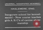 Immagine di La scuola per il canile-cameriere Haslemere Inghilterra, 1930, secondo 5 filmato di repertorio 65675054967