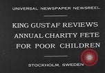 Image Fête annuelle de charité pour les pauvres en Suède Stockholm Suède, 1930, de la seconde 3 séquences d'archives historiques vidéo 65675054971
