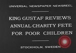 Image Fête annuelle de charité pour les pauvres en Suède Stockholm Suède, 1930, de la seconde 7 séquences d'archives historiques vidéo 65675054971