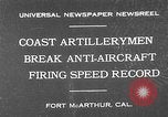 Image Canons antiaériens Fort MacArthur California USA, 1930, de la seconde 1 séquences d'archives historiques vidéo 65675054973