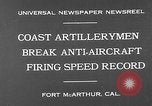 Image Canons antiaériens Fort MacArthur California USA, 1930, de la seconde 5 séquences d'archives historiques vidéo 65675054973