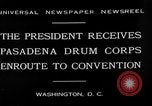 Image Pasadena Drum Corps Washington DC USA, 1930, de la seconde 10 séquences d'archives historiques vidéo 65675054974