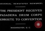 Image Pasadena Drum Corps Washington DC USA, 1930, de la seconde 12 séquences d'archives historiques vidéo 65675054974