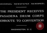 Image Pasadena Drum Corps Washington DC USA, 1930, de la seconde 14 séquences d'archives historiques vidéo 65675054974