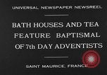 Image 7e jour adventistes' baptistaire Saint Maurice France, 1930, de la seconde 3 séquences d'archives historiques vidéo 65675054977