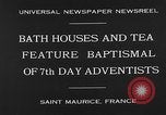 Image 7e jour adventistes' baptistaire Saint Maurice France, 1930, de la seconde 5 séquences d'archives historiques vidéo 65675054977