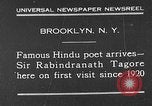 Image sir Rabindranath Tagore Brooklyn New York City USA, 1930, de la seconde 1 séquences d'archives historiques vidéo 65675054979