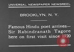 Image sir Rabindranath Tagore Brooklyn New York City USA, 1930, de la seconde 4 séquences d'archives historiques vidéo 65675054979
