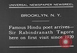 Image sir Rabindranath Tagore Brooklyn New York City USA, 1930, de la seconde 6 séquences d'archives historiques vidéo 65675054979