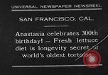 Image of world's oldest tortoise San Francisco California USA, 1930, second 1 stock footage video 65675054981