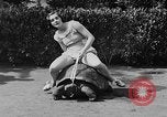 Image of world's oldest tortoise San Francisco California USA, 1930, second 52 stock footage video 65675054981
