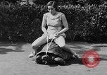Image of world's oldest tortoise San Francisco California USA, 1930, second 53 stock footage video 65675054981