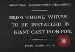 Image of world's largest conduit New York United States USA, 1930, second 1 stock footage video 65675054982