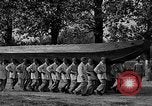Image of Italian soldiers build pontoon bridge Italy, 1930, second 21 stock footage video 65675054983