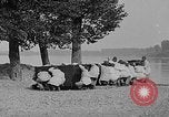 Image of Italian soldiers build pontoon bridge Italy, 1930, second 26 stock footage video 65675054983
