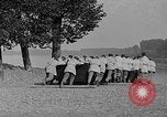 Image of Italian soldiers build pontoon bridge Italy, 1930, second 32 stock footage video 65675054983