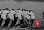 Image of Italian soldiers build pontoon bridge Italy, 1930, second 36 stock footage video 65675054983
