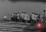 Image of Italian soldiers build pontoon bridge Italy, 1930, second 38 stock footage video 65675054983