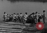Image of Italian soldiers build pontoon bridge Italy, 1930, second 39 stock footage video 65675054983