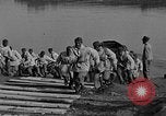 Image of Italian soldiers build pontoon bridge Italy, 1930, second 40 stock footage video 65675054983
