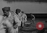 Image of Italian soldiers build pontoon bridge Italy, 1930, second 44 stock footage video 65675054983