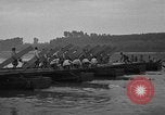 Image of Italian soldiers build pontoon bridge Italy, 1930, second 55 stock footage video 65675054983