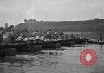 Image of Italian soldiers build pontoon bridge Italy, 1930, second 58 stock footage video 65675054983