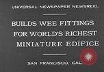 Image of Mother Katherine Larke miniature doll house San Francisco California USA, 1930, second 3 stock footage video 65675054984