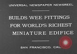 Image of Mother Katherine Larke miniature doll house San Francisco California USA, 1930, second 4 stock footage video 65675054984