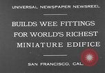 Image of Mother Katherine Larke miniature doll house San Francisco California USA, 1930, second 7 stock footage video 65675054984