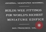 Image of Mother Katherine Larke miniature doll house San Francisco California USA, 1930, second 9 stock footage video 65675054984